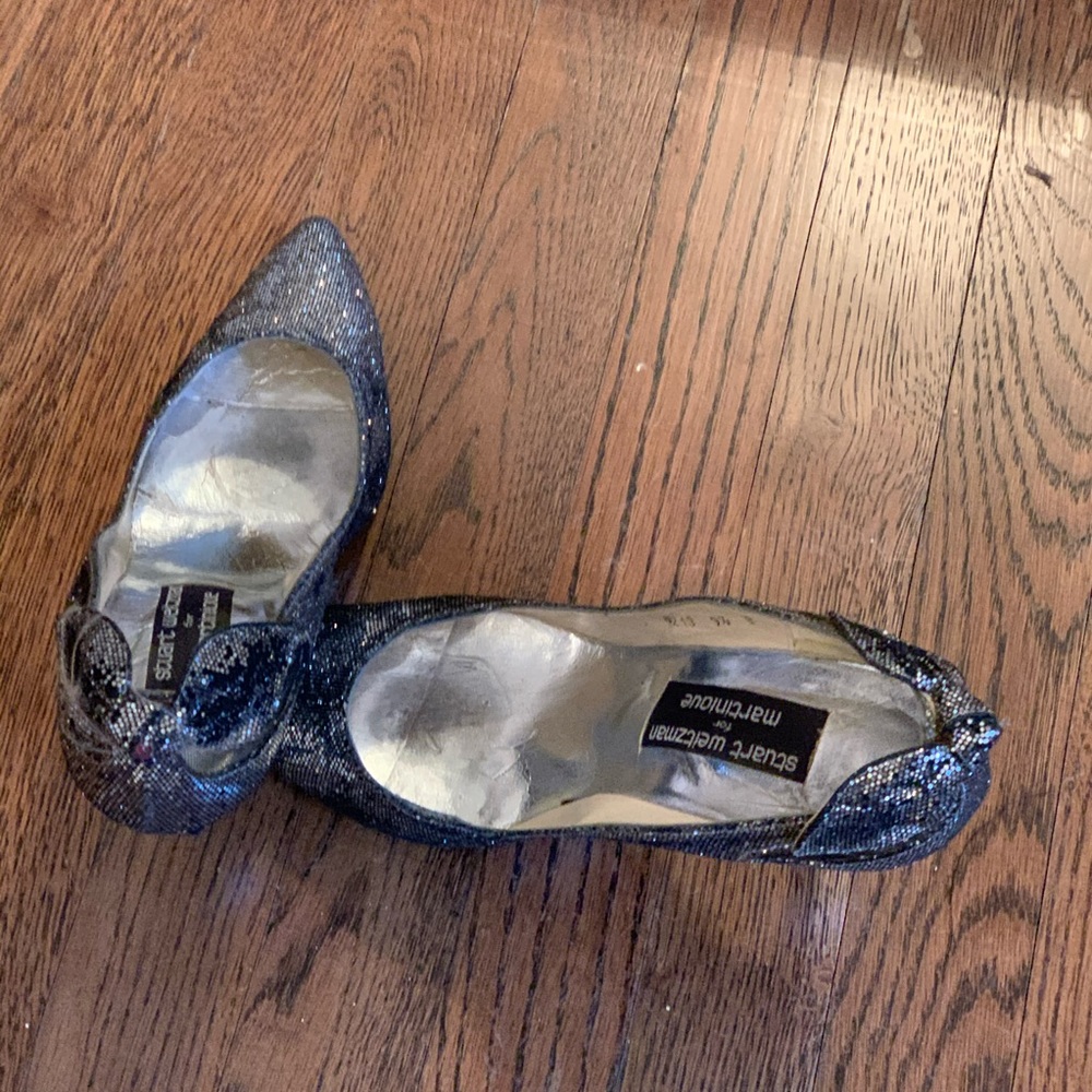 Vintage STUART WEITZMAN silver pumps - Picture 4 of 6